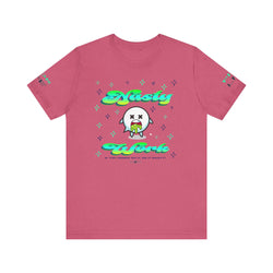 NASTY WORK (SPILL) HIP HOP Short Sleeve Tee - PDR LFE Heather Raspberry / XS PDR LFE