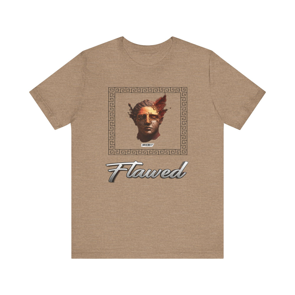 FLAWED HIP HOP Short Sleeve Tee - PDR LFE Heather Tan / XS PDR LFE