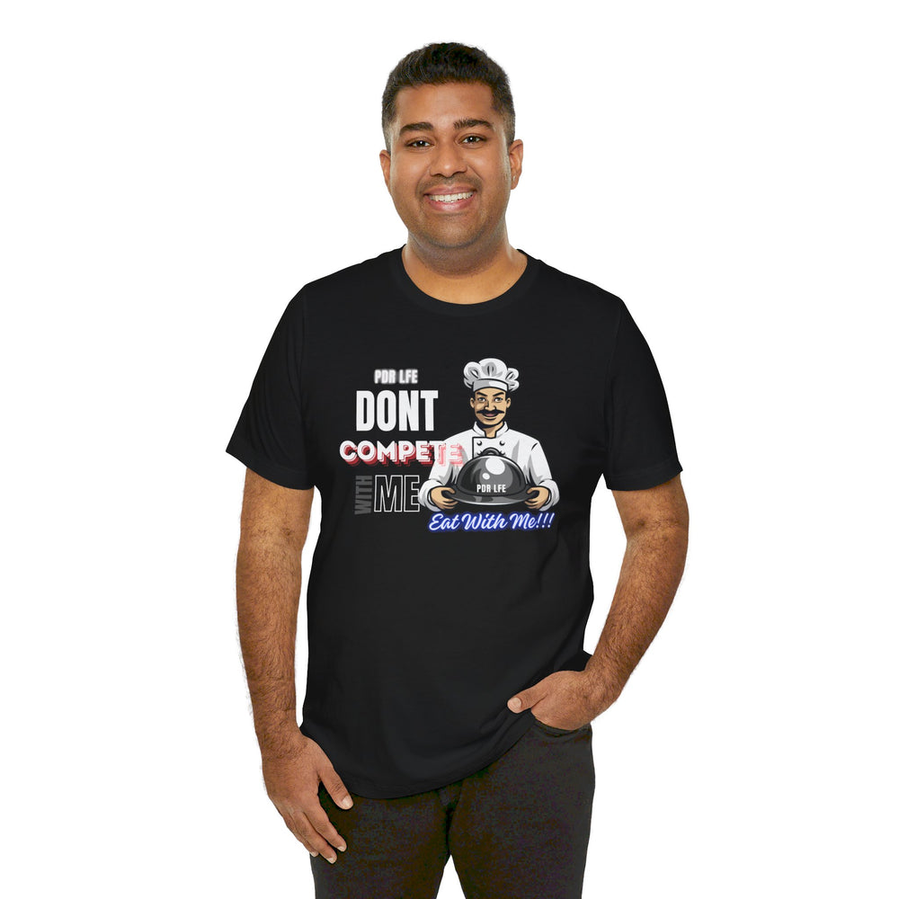 EAT WITH ME (HIS) HIP HOP Short Sleeve Tee - PDR LFE Black / XS PDR LFE