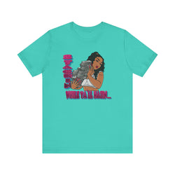 STACKIN FEMALE HIP HOP Short Sleeve Tee - PDR LFE Teal / XS PDR LFE