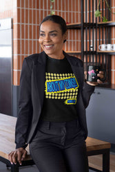 ABOUT MY COINS FEMALE Hip Hop Short Sleeve Tee - PDR LFE Black / S PDR LFE