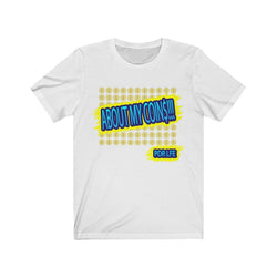 ABOUT MY COINS FEMALE Hip Hop Short Sleeve Tee - PDR LFE White / S PDR LFE