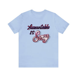 ACCOUNTABLE HIP HOP Short Sleeve Tee - PDR LFE Baby Blue / S PDR LFE