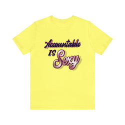 ACCOUNTABLE HIP HOP Short Sleeve Tee - PDR LFE Yellow / S PDR LFE