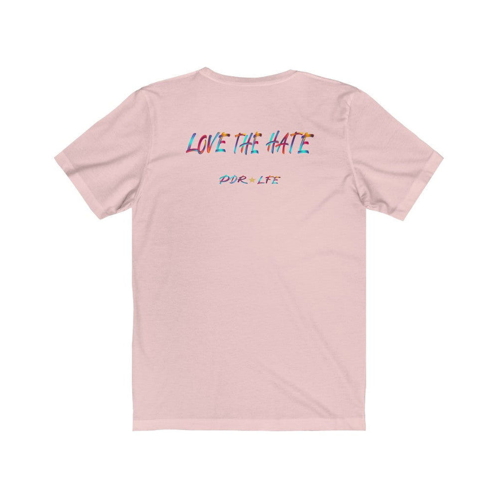 ADMIRATION "LOVE THE HATE" FEMALE Unisex Jersey Short Sleeve Tee - PDR L.F.E. 