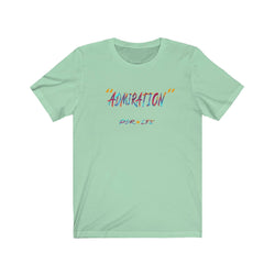 ADMIRATION "LOVE THE HATE" FEMALE Unisex Jersey Short Sleeve Tee - PDR LFE Mint / XS PDR LFE