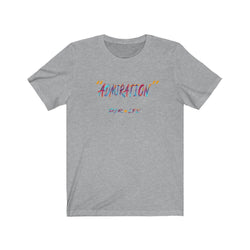 ADMIRATION "LOVE THE HATE" FEMALE Unisex Jersey Short Sleeve Tee - PDR LFE Athletic Heather / XS PDR LFE