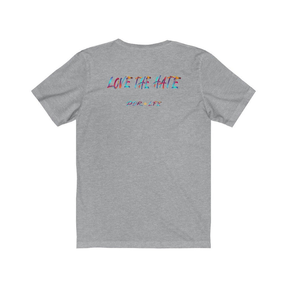 ADMIRATION "LOVE THE HATE" FEMALE Unisex Jersey Short Sleeve Tee - PDR L.F.E. 