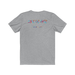 ADMIRATION "LOVE THE HATE" FEMALE Unisex Jersey Short Sleeve Tee - PDR LFE White / XS PDR LFE