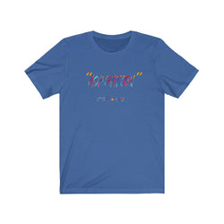 ADMIRATION "LOVE THE HATE" FEMALE Unisex Jersey Short Sleeve Tee - PDR LFE True Royal / XS PDR LFE