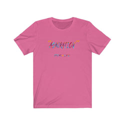ADMIRATION "LOVE THE HATE" FEMALE Unisex Jersey Short Sleeve Tee - PDR LFE Charity Pink / XS PDR LFE