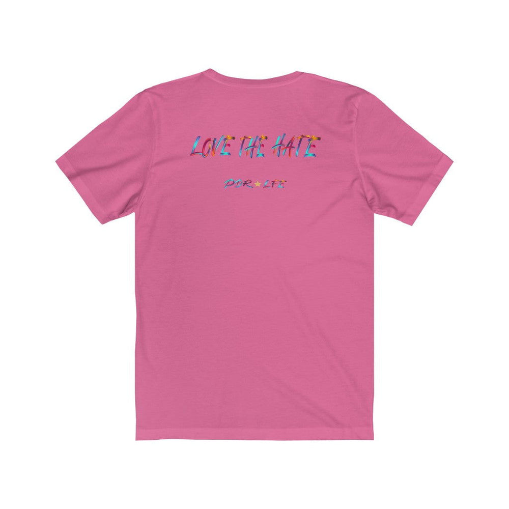 ADMIRATION "LOVE THE HATE" FEMALE Unisex Jersey Short Sleeve Tee - PDR L.F.E. 