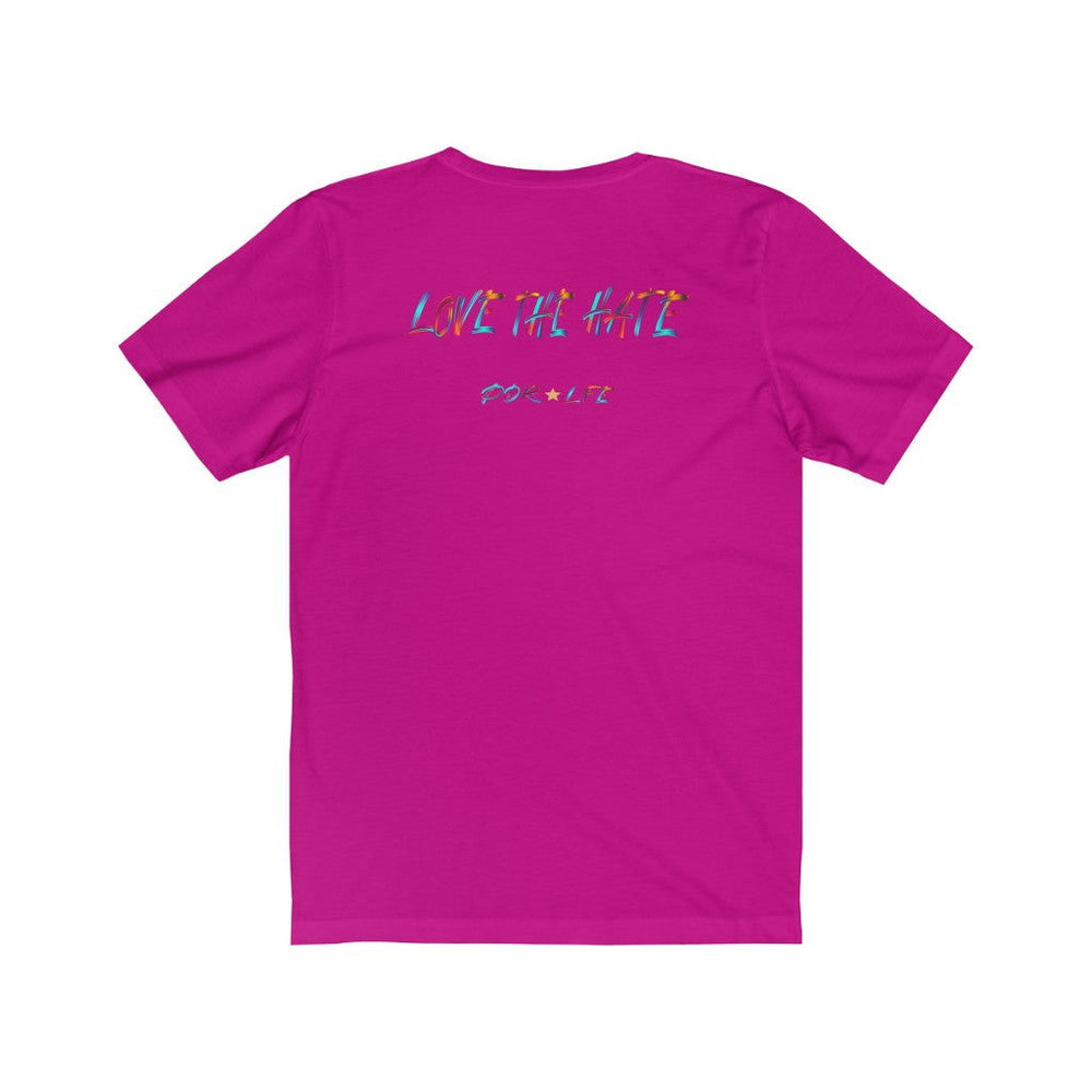 ADMIRATION "LOVE THE HATE" FEMALE Unisex Jersey Short Sleeve Tee - PDR L.F.E. 