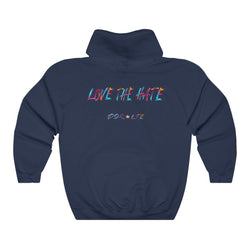 ADMIRATION "LOVE THE HATE SERIES" FEMALE Unisex Heavy Blend™ Hooded Sweatshirt - PDR LFE Navy / S PDR LFE