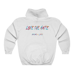 ADMIRATION "LOVE THE HATE SERIES" FEMALE Unisex Heavy Blend™ Hooded Sweatshirt - PDR LFE Navy / S PDR LFE