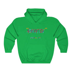 ADMIRATION "LOVE THE HATE SERIES" FEMALE Unisex Heavy Blend™ Hooded Sweatshirt - PDR LFE Irish Green / S PDR LFE