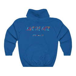 ADMIRATION "LOVE THE HATE SERIES" FEMALE Unisex Heavy Blend™ Hooded Sweatshirt - PDR LFE Navy / S PDR LFE