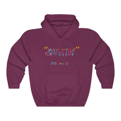 ADMIRATION "LOVE THE HATE SERIES" FEMALE Unisex Heavy Blend™ Hooded Sweatshirt - PDR LFE Maroon / S PDR LFE
