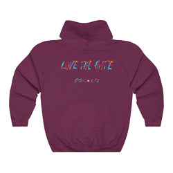 ADMIRATION "LOVE THE HATE SERIES" FEMALE Unisex Heavy Blend™ Hooded Sweatshirt - PDR LFE Navy / S PDR LFE