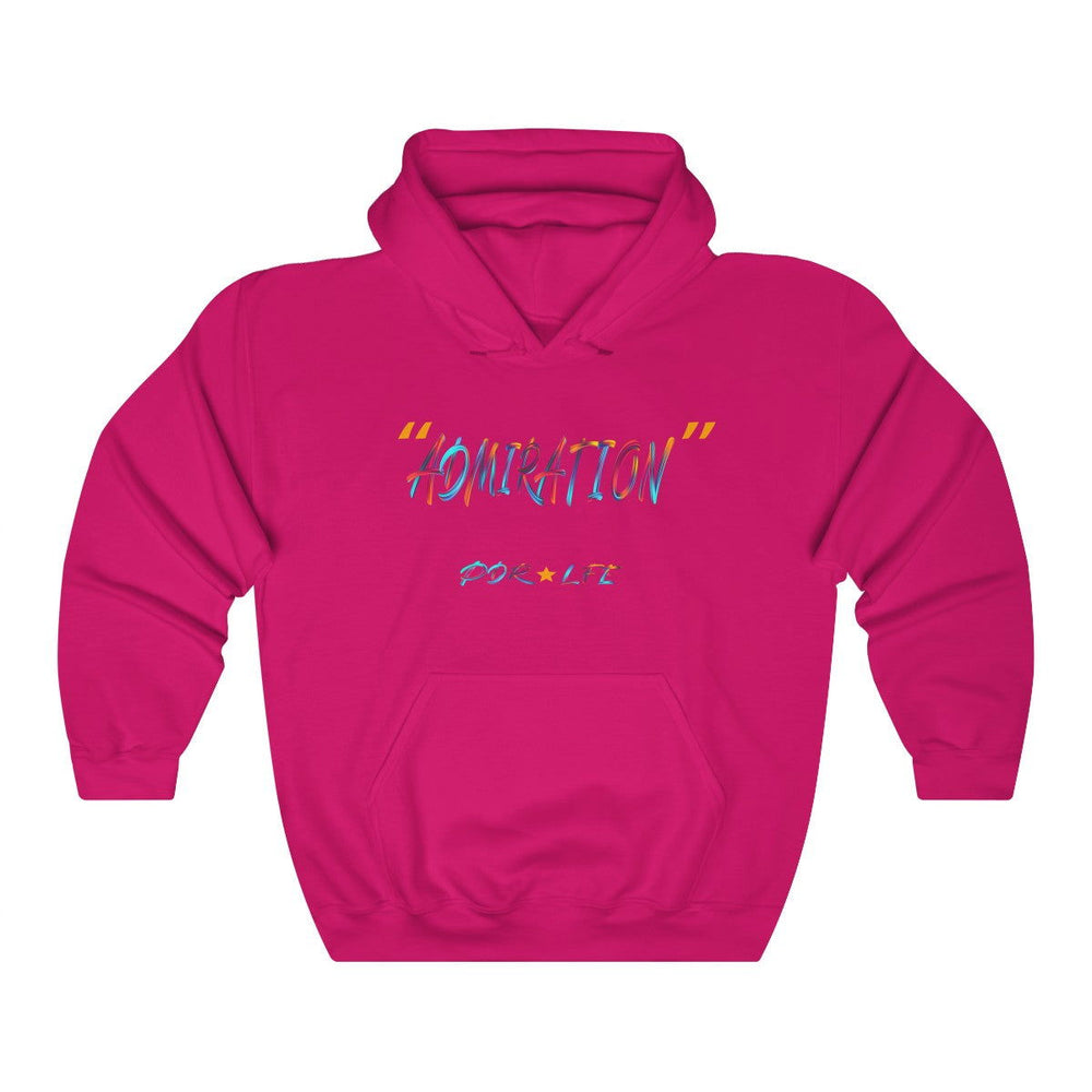ADMIRATION "LOVE THE HATE SERIES" Unisex Heavy Blend™ Hooded Sweatshirt - PDR LFE Heliconia / S PDR LFE