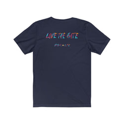 ADMIRATION LOVE THE HATE Hip Hop Short Sleeve Tee - PDR LFE Black / XS PDR LFE