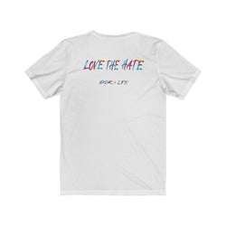 ADMIRATION LOVE THE HATE Hip Hop Short Sleeve Tee - PDR LFE Black / XS PDR LFE