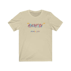 ADMIRATION LOVE THE HATE Hip Hop Short Sleeve Tee - PDR LFE Natural / XS PDR LFE