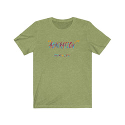 ADMIRATION LOVE THE HATE Hip Hop Short Sleeve Tee - PDR LFE Heather Green / XS PDR LFE