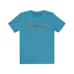 ADMIRATION LOVE THE HATE Hip Hop Short Sleeve Tee - PDR LFE Aqua / XS PDR LFE