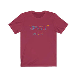ADMIRATION LOVE THE HATE Hip Hop Short Sleeve Tee - PDR LFE Cardinal / XS PDR LFE