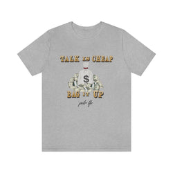 BAG IT UP Hip Hop Unisex Jersey Short Sleeve Tee - PDR LFE Athletic Heather / S PDR LFE