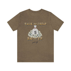 BAG IT UP Hip Hop Unisex Jersey Short Sleeve Tee - PDR LFE Heather Olive / S PDR LFE