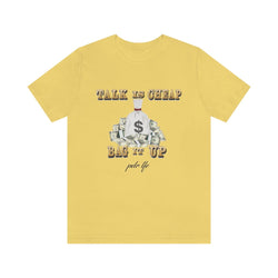 BAG IT UP Hip Hop Unisex Jersey Short Sleeve Tee - PDR LFE Yellow / S PDR LFE