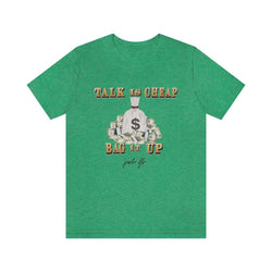 BAG IT UP Hip Hop Unisex Jersey Short Sleeve Tee - PDR LFE Heather Kelly / S PDR LFE
