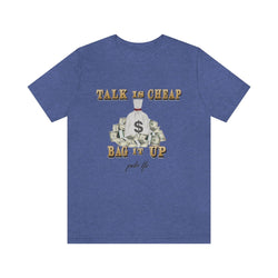 BAG IT UP Hip Hop Unisex Jersey Short Sleeve Tee - PDR LFE Heather True Royal / S PDR LFE
