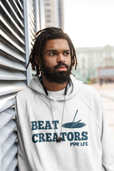 BEAT CREATORS Hip Hop Unisex Heavy Blend™ Hooded Sweatshirt - PDR LFE White / S PDR LFE