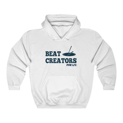 BEAT CREATORS Hip Hop Unisex Heavy Blend™ Hooded Sweatshirt - PDR LFE White / S PDR LFE