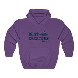 BEAT CREATORS Hip Hop Unisex Heavy Blend™ Hooded Sweatshirt - PDR LFE Purple / S PDR LFE