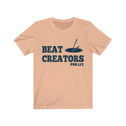 BEAT CREATORS PDR LFE Unisex Jersey Short Sleeve Tee - PDR LFE Heather Peach / S PDR LFE