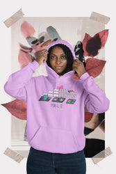 BEAT DROPPERS FEMALE Unisex Hooded Sweatshirt - PDR LFE XS / Lavender PDR LFE