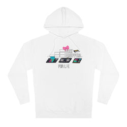 BEAT DROPPERS FEMALE Unisex Hooded Sweatshirt - PDR LFE XS / White PDR LFE