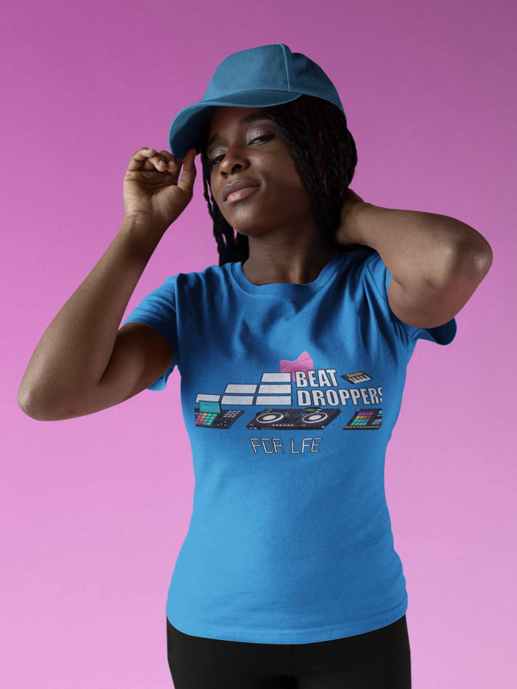 BEAT DROPPERS FEMALE Unisex Jersey Short Sleeve Tee - PDR L.F.E. 