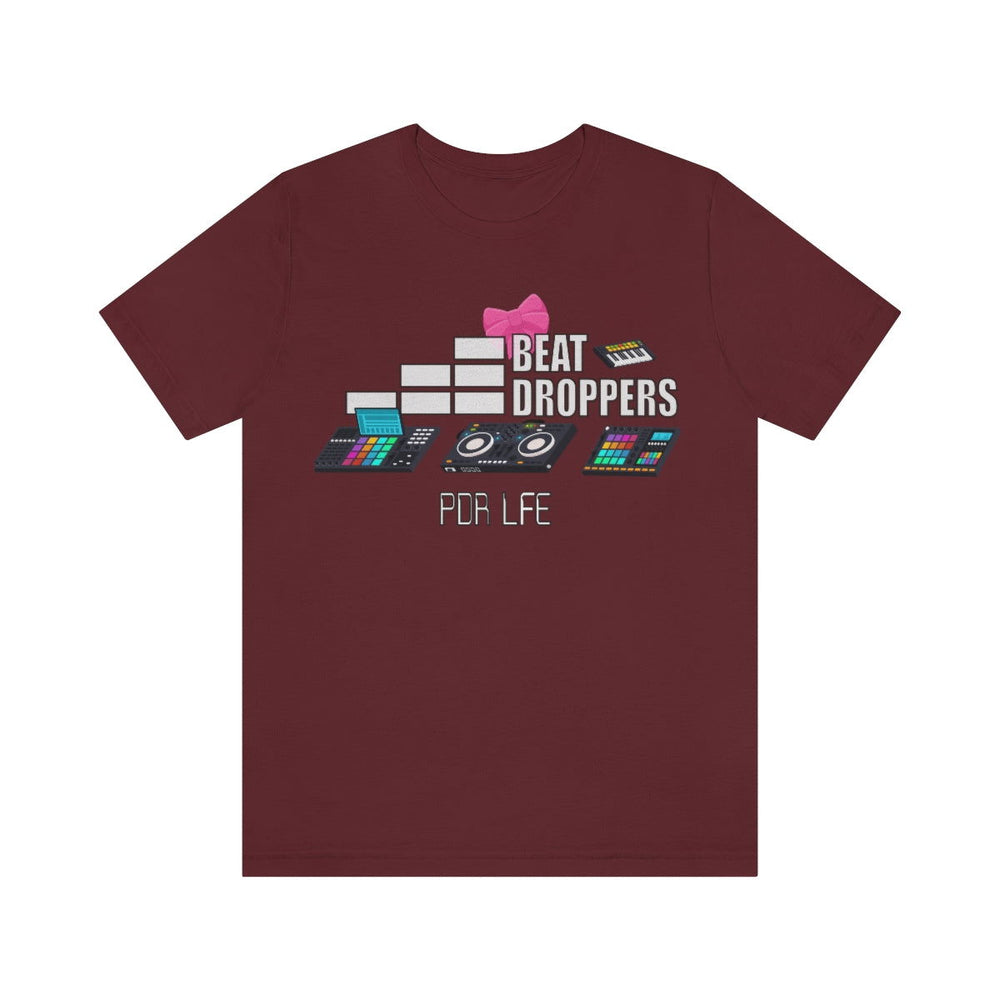 BEAT DROPPERS FEMALE Unisex Jersey Short Sleeve Tee - PDR L.F.E. 