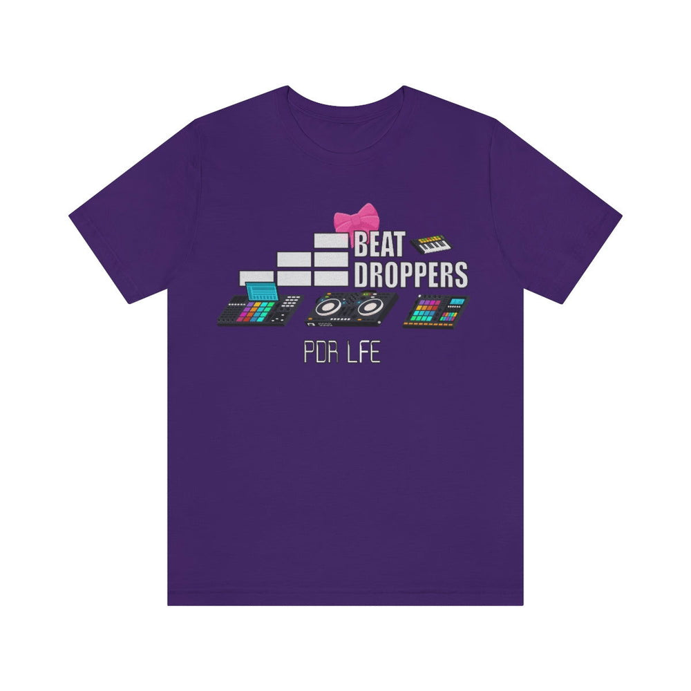 BEAT DROPPERS FEMALE Unisex Jersey Short Sleeve Tee - PDR L.F.E. 