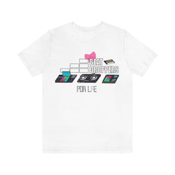 BEAT DROPPERS FEMALE Unisex Jersey Short Sleeve Tee - PDR LFE White / S PDR LFE