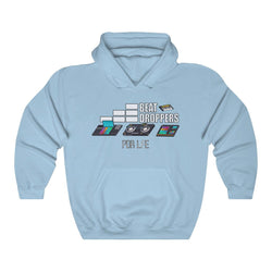 BEAT DROPPERS Unisex Heavy Blend™ Hooded Sweatshirt - PDR LFE Light Blue / S PDR LFE