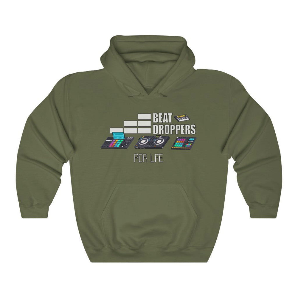 BEAT DROPPERS Unisex Heavy Blend™ Hooded Sweatshirt - PDR L.F.E. 