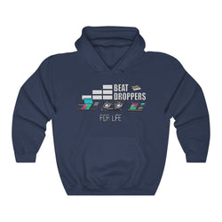 BEAT DROPPERS Unisex Heavy Blend™ Hooded Sweatshirt - PDR LFE Navy / S PDR LFE