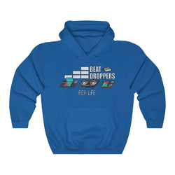 BEAT DROPPERS Unisex Heavy Blend™ Hooded Sweatshirt - PDR LFE Royal / S PDR LFE
