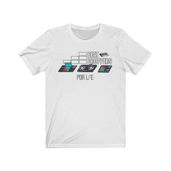 BEAT DROPPERS Unisex Jersey Short Sleeve Tee - PDR LFE White / S PDR LFE